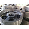 OEM custom large cast iron pulley wheel